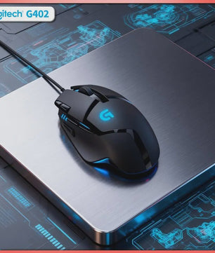 Logitech G402 Hyperion Fury FPS Gaming Muis - 1ms Respons, 32-bit ARM Processor, Anti-Slip