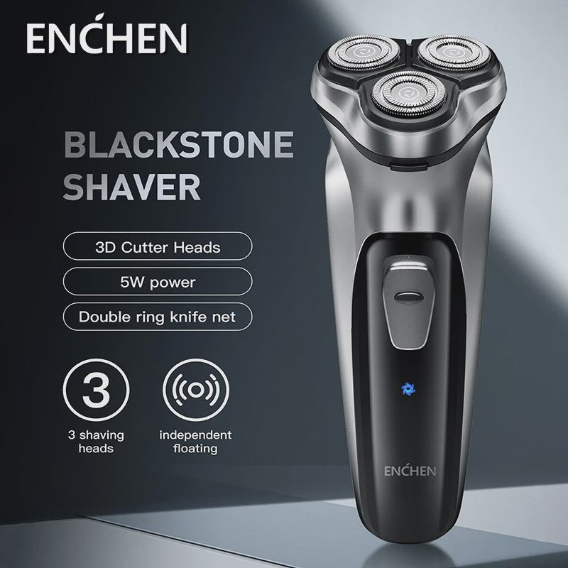 ENCHEN Blackstone Elektrisch Scheerapparaat voor Mannen - 3D Zwevend, Wasbaar, USB-C Oplaadbaar