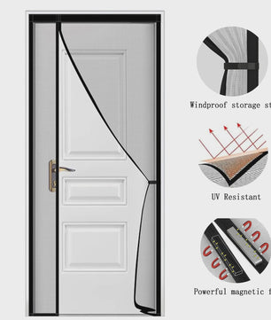 Magnetische Deurhor - Handsfree Horrengordijn voor Deuren & Ramen, Kind- en Huisdiervriendelijk, Automatisch Sluitend