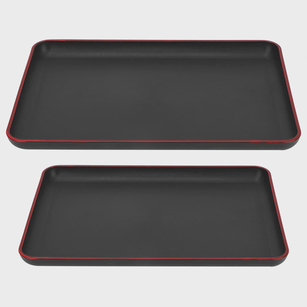 Japans Stijl Rechthoekig Dienblad - Duurzaam Plastic Serveerblad voor Horeca & Thuis