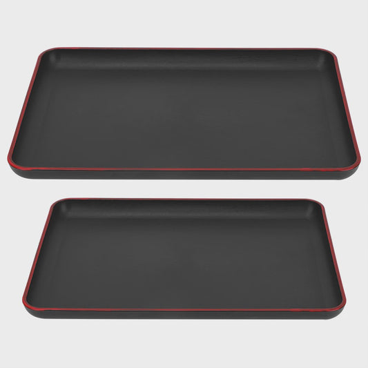 Japans Stijl Rechthoekig Dienblad - Duurzaam Plastic Serveerblad voor Horeca & Thuis