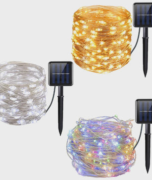Solar LED Slinger Verlichting - Waterdicht & Sfeervol voor Tuin, Kerst & Feesten