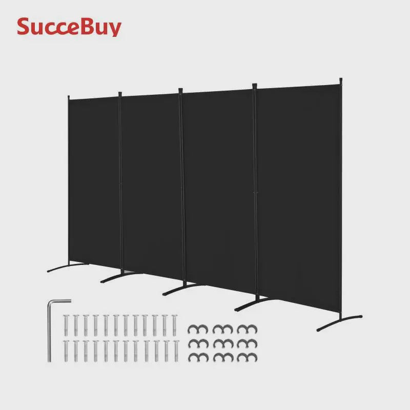 Modulair Kamerscherm 3/4/6 Panelen - Flexibele Afscheiding voor Kantoor, Slaapkamer, Hotel