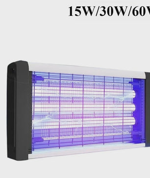 Elektrische LED Muggenlamp - Stille Insectendoder voor Binnen & Buiten met Fotokatalyse