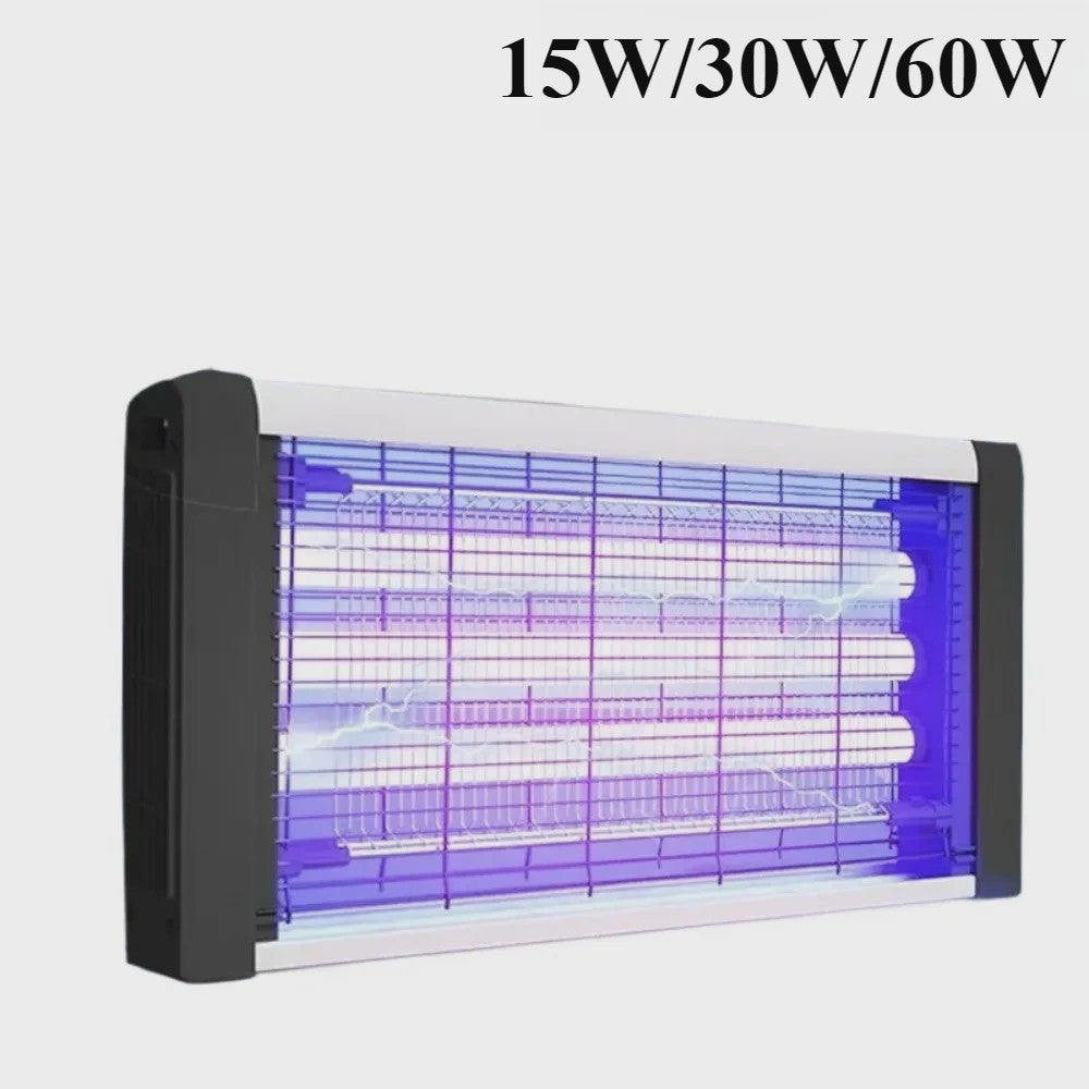 Elektrische LED Muggenlamp - Stille Insectendoder voor Binnen & Buiten met Fotokatalyse
