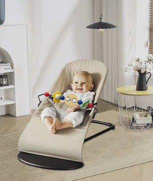 Baby Schommelstoel met Speelgoed - Opvouwbaar & In Hoogte Verstelbaar