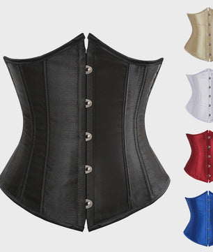 Steampunk Underbust Corset met Vetersluiting - Taille Trainer & Body Shaper