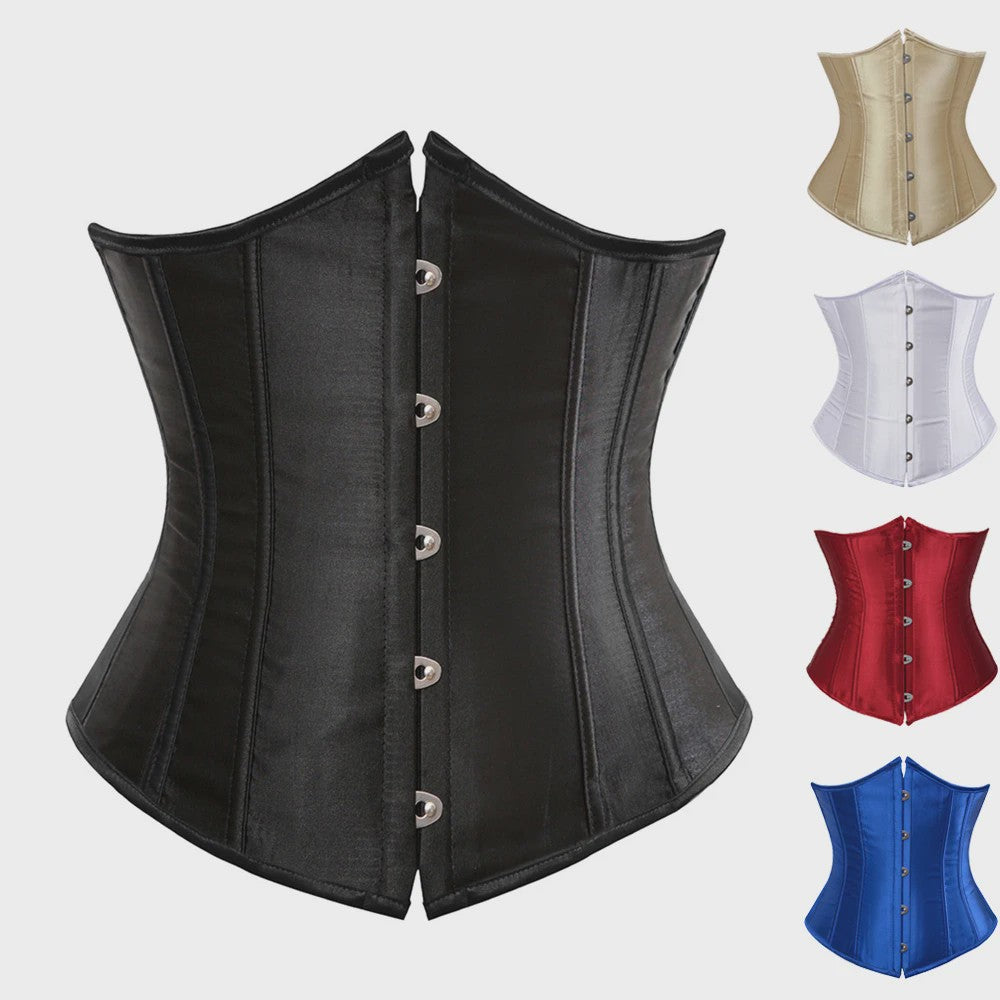 Steampunk Underbust Corset met Vetersluiting - Taille Trainer & Body Shaper