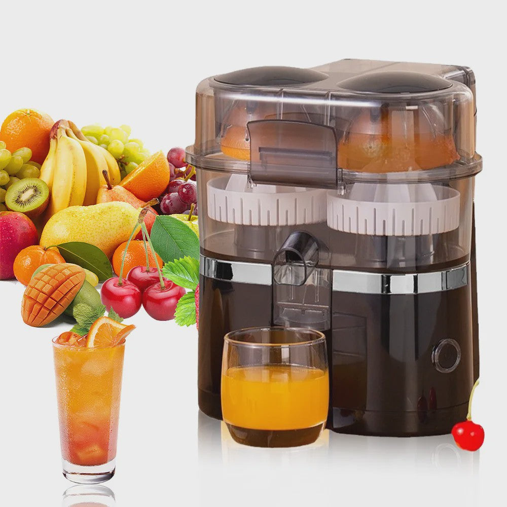 Compacte Dubbele Citruspers & Blender - 200W - Snel Gezond Sap