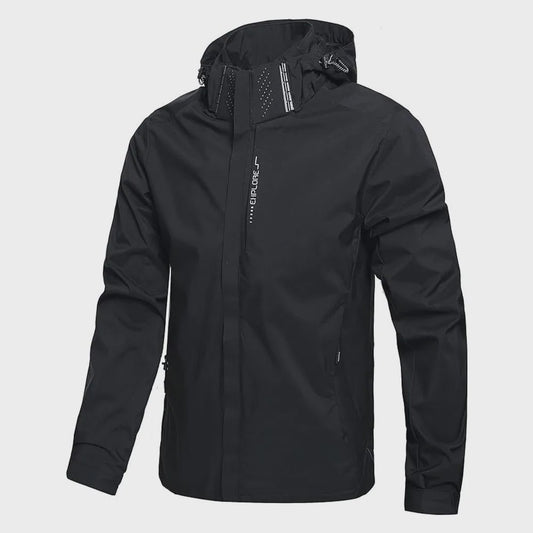 Lichtgewicht Heren Waterdichte Regenjas met Capuchon - Outdoor, Wandeljas, Winddicht