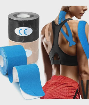 Elastische Kinesiologie Tape voor Spierondersteuning, Pijnverlichting en Sportherstel