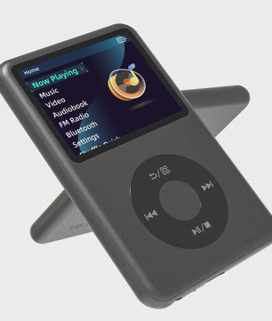 64GB MP3 Speler met Bluetooth, HiFi Audio, Radio & Video - Draagbare Muziekspeler