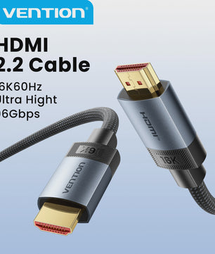 Vention HDMI 2.2 Kabel - 16K 60Hz Ultra High Speed 96Gbps voor PS5, TV, Laptop - Dolby Vision & 8K 240Hz
