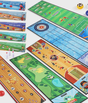 Interactieve Spelmat: Bowling, Curling & Voetbal - Plezier voor het Hele Gezin!