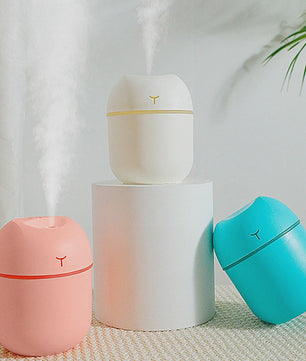 Compacte Mini Luchtbevochtiger & Luchtreiniger voor Thuis, Auto, Slaapkamer & Kantoor - Stil & Draagbaar