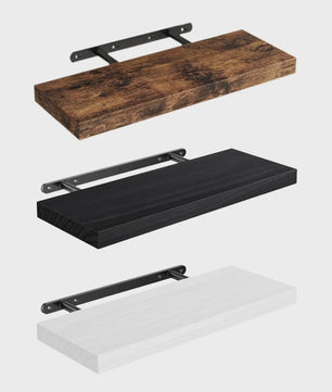 Drijvende Wandplank - Stevig & Decoratief met Onzichtbare Beugel voor Woonkamer, Keuken, Badkamer