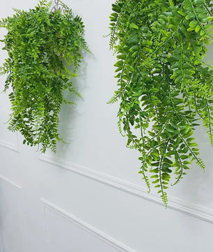 Kunstplant Hangplant Boston Varen 80cm - Decoratieve Nep Plant voor Binnen en Buiten