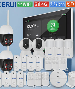 KERUI G70 Tuya Smart Home Alarm Systeem met 7-inch Touchscreen & WiFi+4G