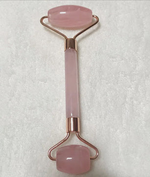 Roze Jade Roller & Gua Sha Set - Gezichtsmassage voor Rimpels en Wallen