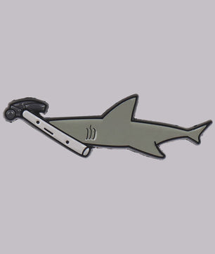 Grappige Haai Emaille Pin Broche - Unieke Accessoire voor Rugzakken, Tassen & Kleding