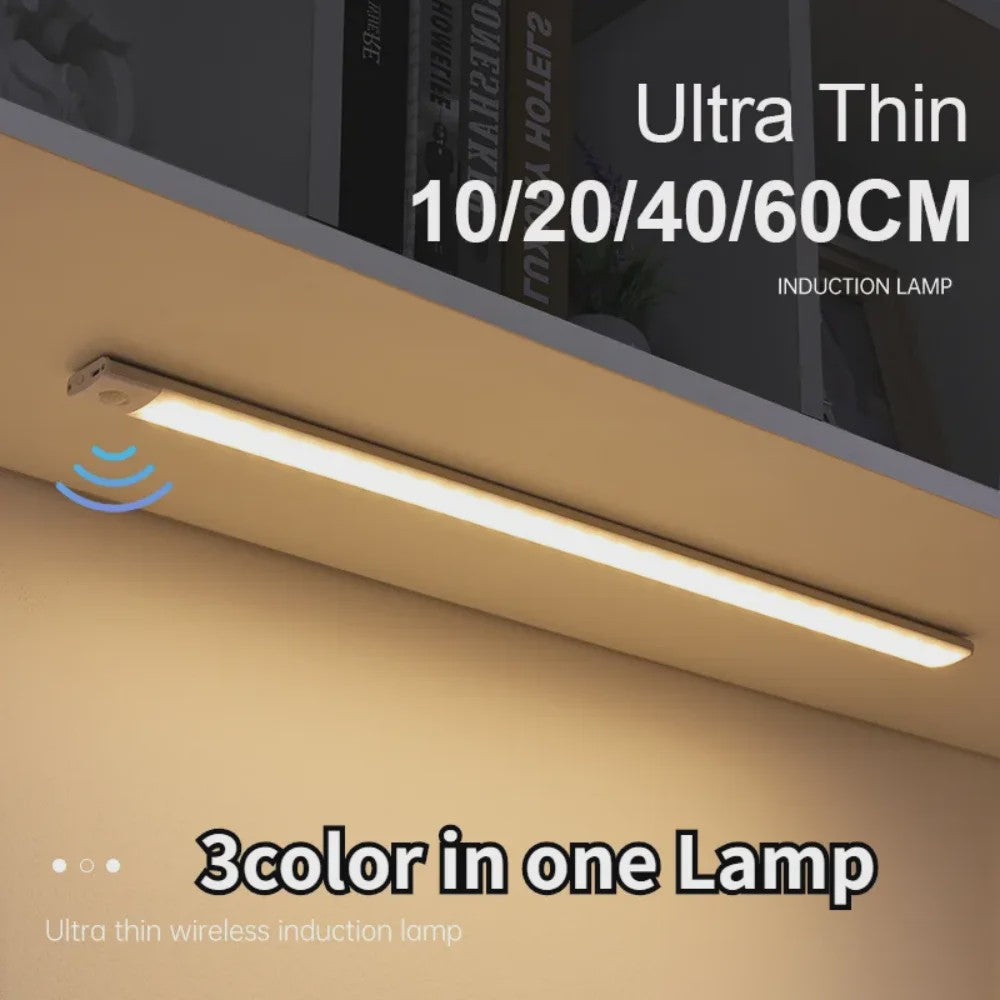 Draadloze LED Lamp met Bewegingssensor - USB Oplaadbaar voor Kast, Keuken & Slaapkamer