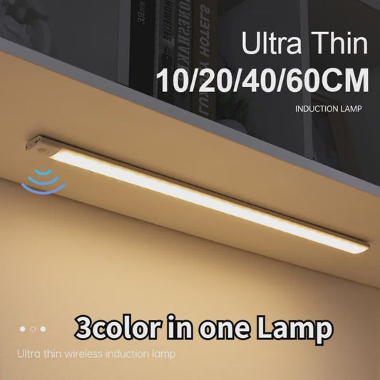 Draadloze LED Lamp met Bewegingssensor - USB Oplaadbaar voor Kast, Keuken & Slaapkamer