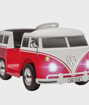 Officieel Gelicenseerde Volkswagen T1 Elektrische Kinderauto 12V met Dubbele Motor en Soft Start