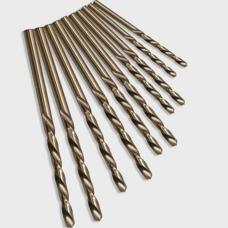 10-delige HSS M35 Kobalt Boorbits Set (1-3mm) voor Metaal & Roestvrij Staal