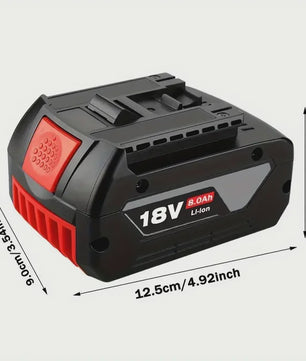 Bosch 18V 8.0Ah Li-Ion Accu Vervangend voor BAT609/BAT609G - Krachtige Gereedschapsbatterij