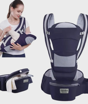 Ergonomische Baby Draagzak met Heupzitje - Multifunctioneel & Comfortabel