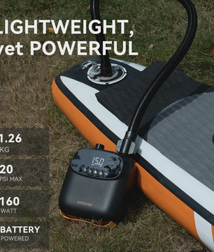 Oplaadbare 20PSI Elektrische Luchtpomp voor SUP, Kajak, Boot & Matras - Snel Opblazen/Ontluchten
