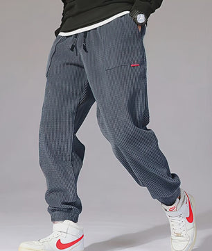 Warme Heren Corduroy Jogger Broek - Perfect voor Herfst & Winter Sport en Casual Gebruik