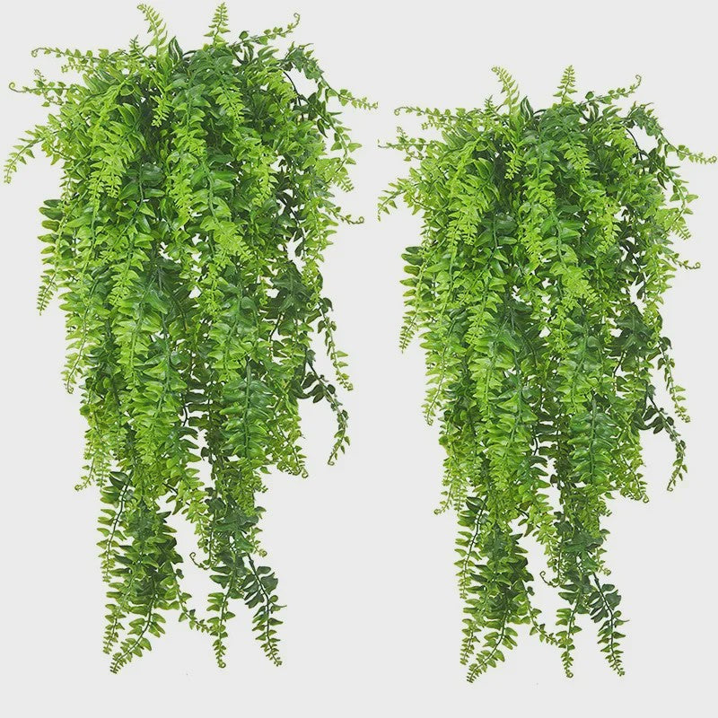 Kunstplant Hangplant 90cm - Nep Varen Slungel met Bladeren voor Decoratie
