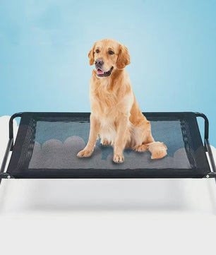 Verhoogd Hondenkussen XL - Zomer Bed voor Grote Honden & Katten - Duurzaam, Ventilerend & Anti-slip