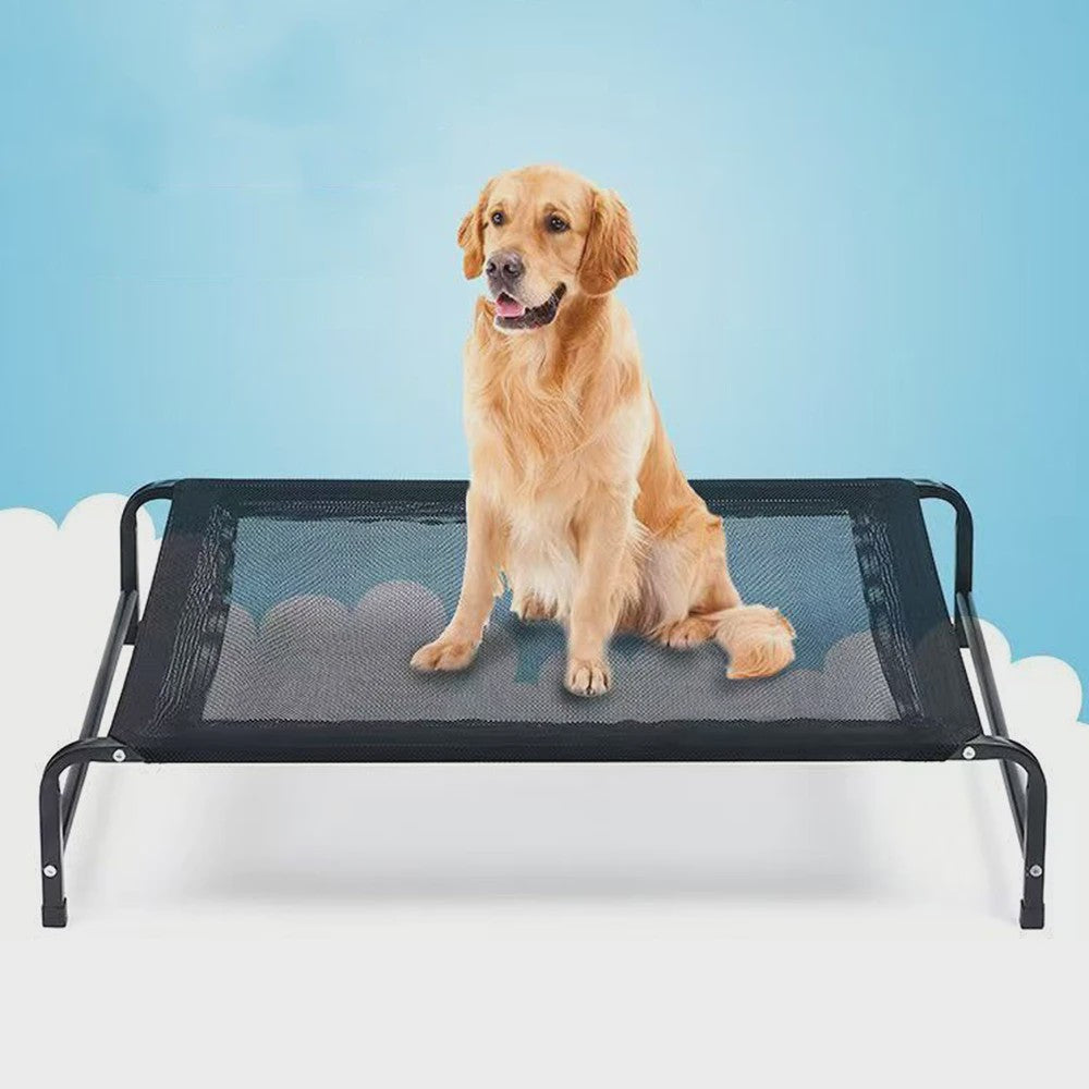 Verhoogd Hondenkussen XL - Zomer Bed voor Grote Honden & Katten - Duurzaam, Ventilerend & Anti-slip