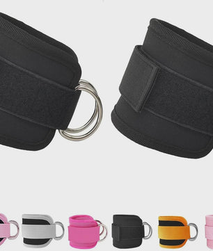 Verstelbare Enkelbanden met D-Ring voor Kabelmachine - Fitness, Glute Kickbacks & Been Training