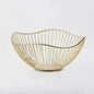 Stijlvolle Metalen Fruitmand - Nordic Design Opbergmand voor Snacks, Brood of Cosmetica
