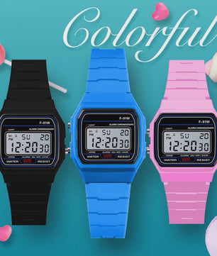 Luxe Digitale Heren & Kinder Horloge - Waterdicht, LED & Alarm