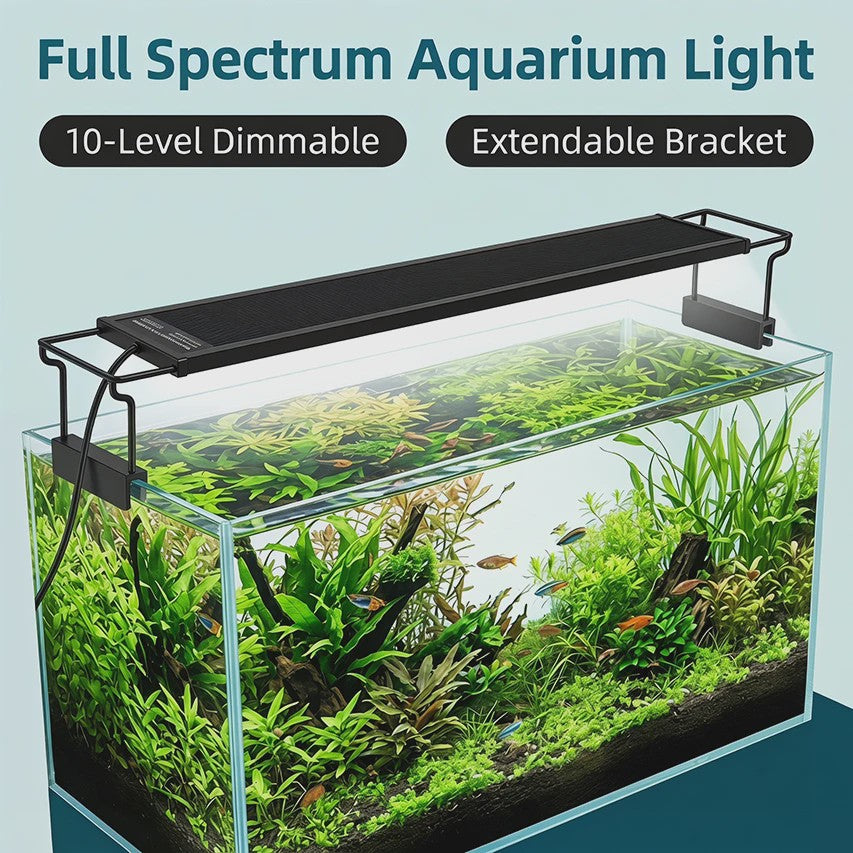 Intelligente LED Aquarium Verlichting met APP Control - Waterdicht IP68, Kleur & Helderheid Instelbaar