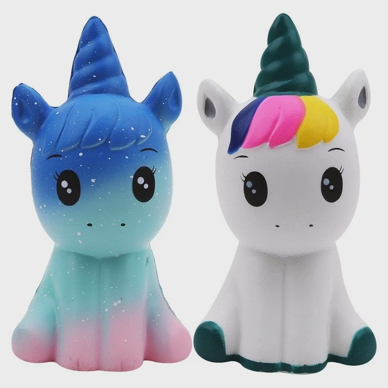 Schattige Squishy Eenhoorn Speelgoed - Langzaam Rijzend, Zacht & Geurend Stressverlichter voor Kinderen