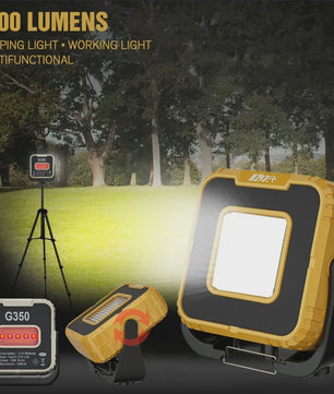 Krachtige Oplaadbare LED Werkspot 1000 Lumen met 3000mAh Batterij - Waterdicht & Draagbaar