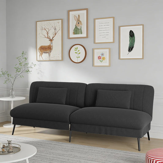 COMHOMA Multifunctionele Sofa Bed - 2-in-1 Slaapbank met Groot Ligvlak