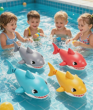 Schattig Haai Water Speelgoed met Opwindmechanisme - Perfect voor Bad & Zwembad