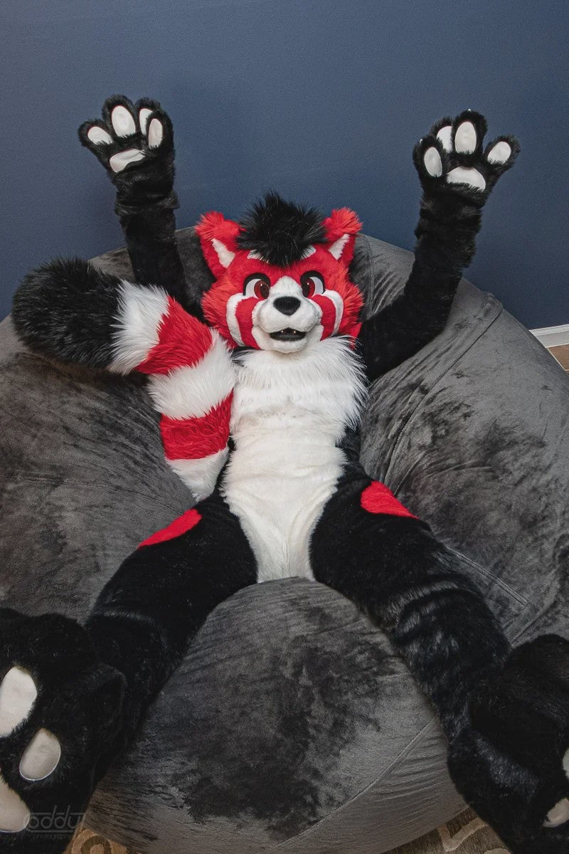 Luxe Husky Fursuit - Volwassen Mascot Kostuum voor Cosplay & Feestdagen
