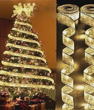 Kerstlint met LED Verlichting - Batterijgevoed - Decoratie voor Kerstboom & Feestdagen