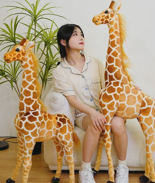 Reusachtige Giraffe Pluche Knuffel - Zacht & Schattig Speelgoed voor Kinderen