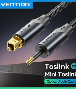 Vention Toslink SPDIF Digitale Optische Audiokabel 3.5mm naar Standaard Toslink