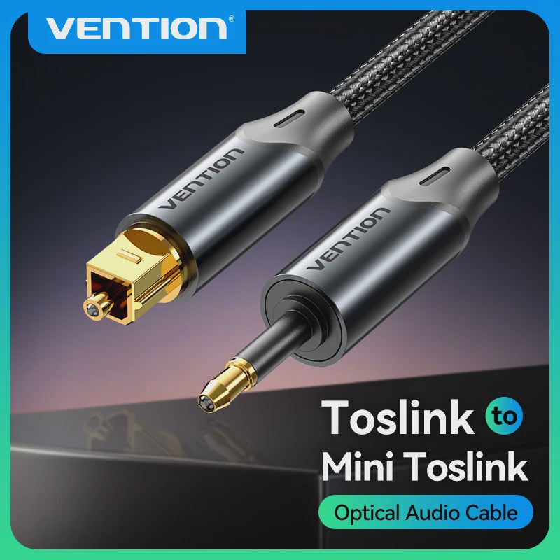 Vention Toslink SPDIF Digitale Optische Audiokabel 3.5mm naar Standaard Toslink