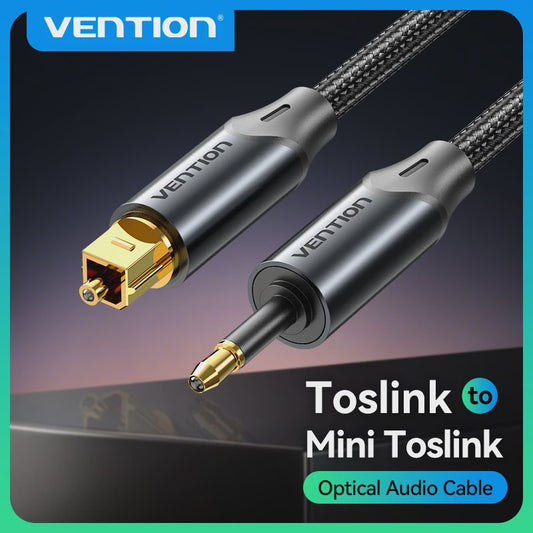 Vention Toslink SPDIF Digitale Optische Audiokabel 3.5mm naar Standaard Toslink