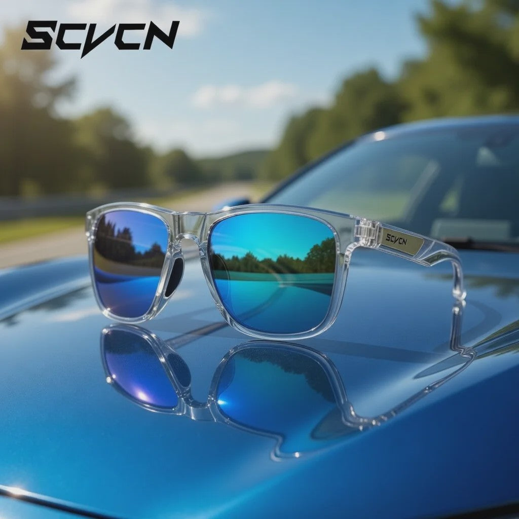 SCVCN Polarized Sportzonnebril - UV400 Bescherming voor Fietsen, Wandelen & Outdoor